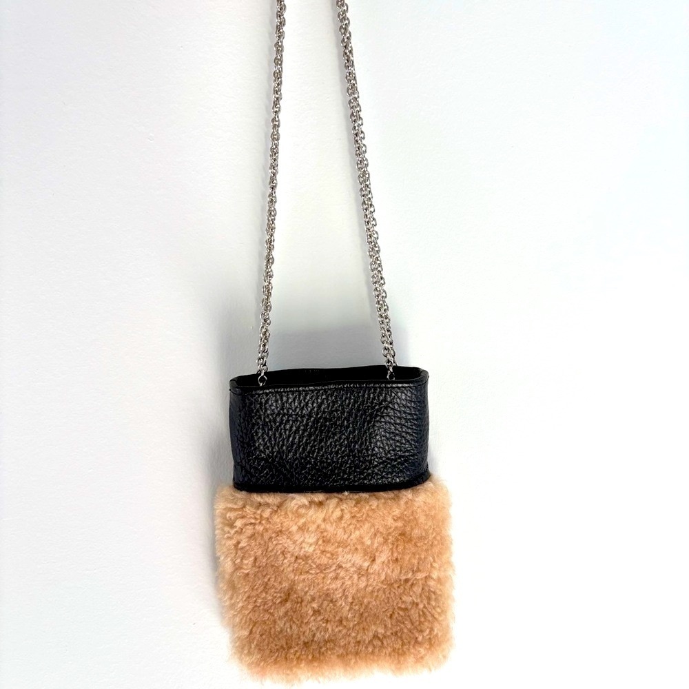 CLAUDIA FIRANZE
MADE IN ITALY - GENUINE LEATHER MINI BAG POUCH WRISTLET